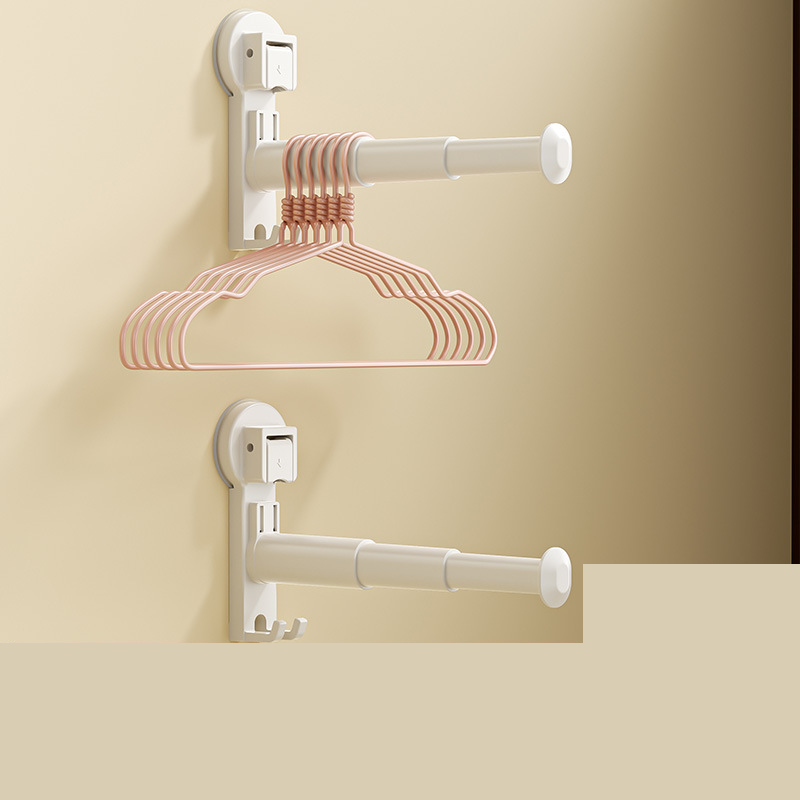 No-Drill Telescopic Hanger Organizer