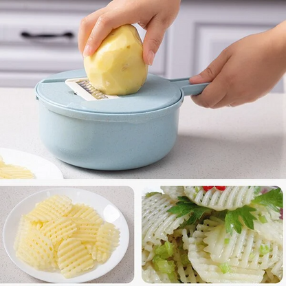 12 Pcs/ Sets Multi-Function Vegetable Slicer