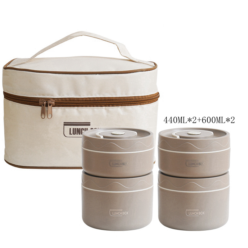 🔥BIG SALE🔥Portable Insulated Lunch Container Set