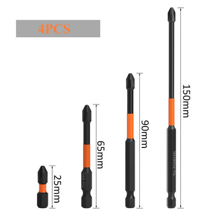 hot sale🔥Pousbo® Magnetic Cross Impact Screwdriver Bits Set