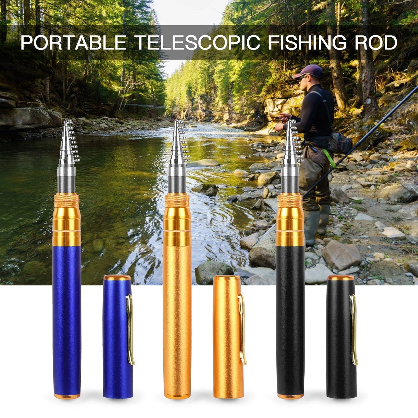 Last Day Hot Sale 48% OFF - Pocket Size Fishing Rod - Buy 2 Get Extra 10% OFF