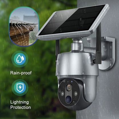 Solar Panoramic Smart Security Camera